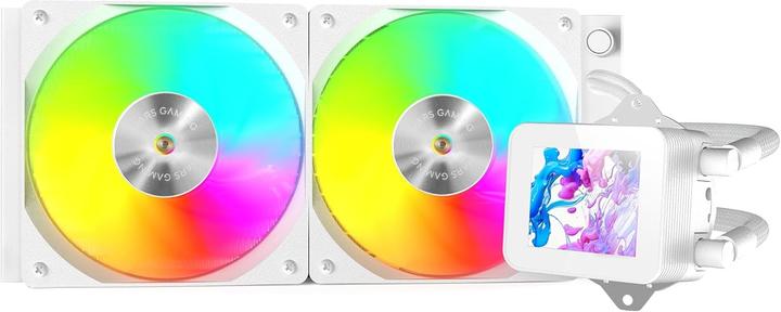 Image du produit Mars Gaming Kit Watercooling Aio Ml-Vision RGB - 240mm (Blanc)