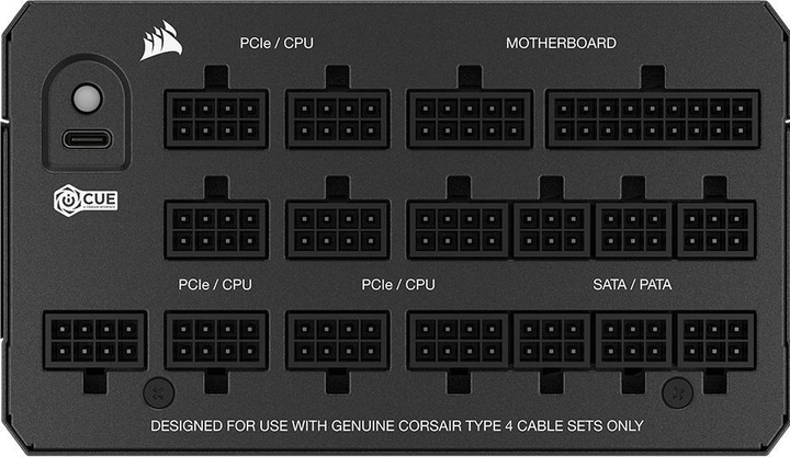 Produktbild Corsair HXi Series (2025), HX1200i, 1200 Watt, 80 PLUS Platinum, C14 Version (1200 W)