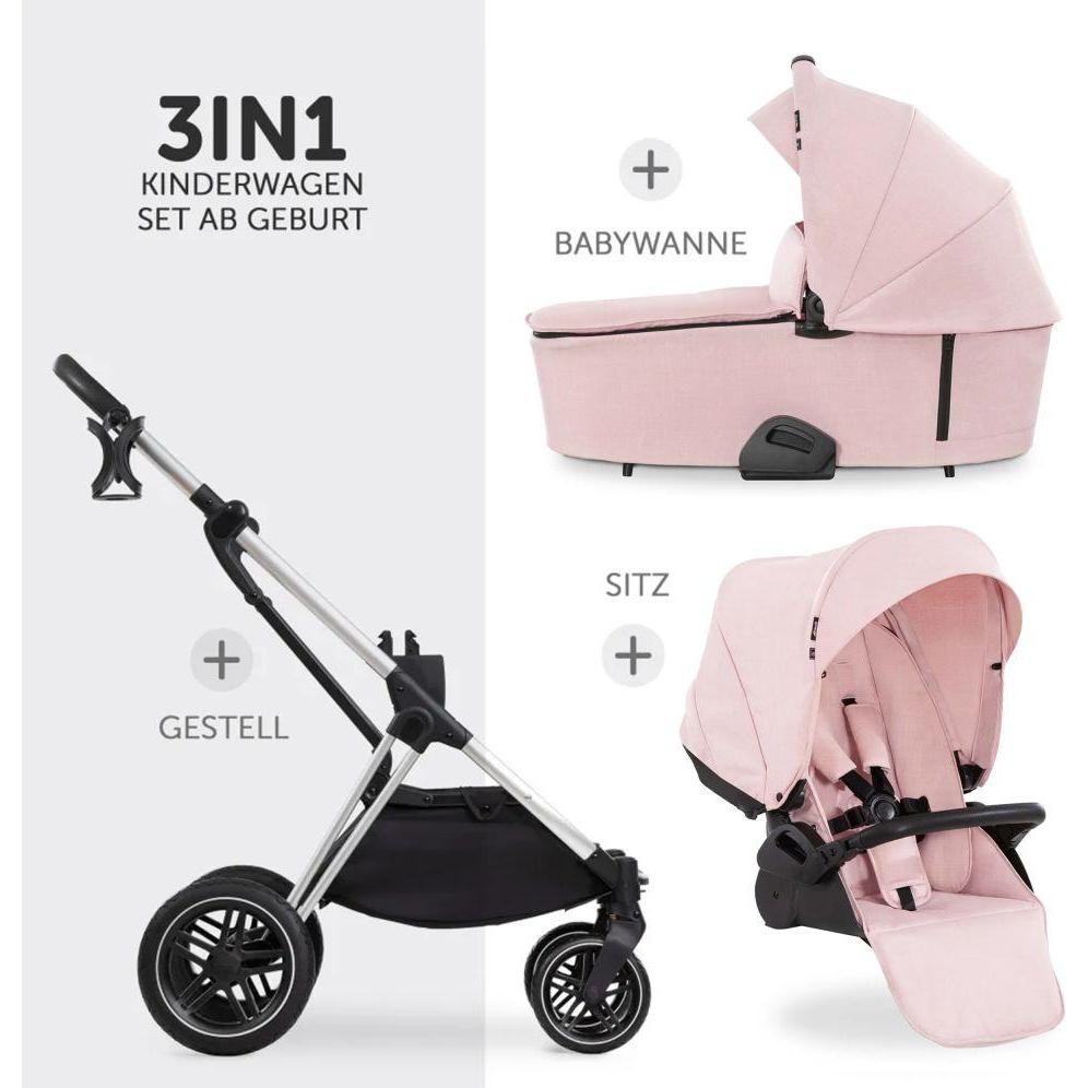 Thumbnail - Hauck, Kinderwagen, 3in1 Kinderwagen-Set Vision X Trio Set Silver