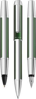 Image du produit Pelikan Stylo à bille PURA K40 Vert forêt Boîte cadeau (Argent, Forest green, 1 x)