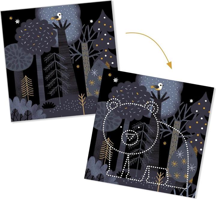 Produktbild Djeco Prickelbilder Nacht