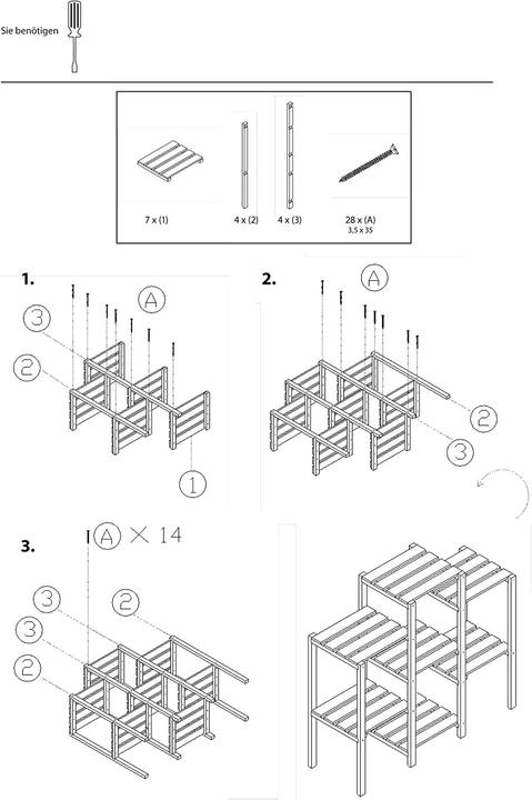 Produktbild Dobar Blumenregal