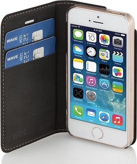 Produktbild Wave BookCase case, iPhone SE / 5S / 5, white (Apple iPhone 5, Apple iPhone 5s, Apple iPhone SE)