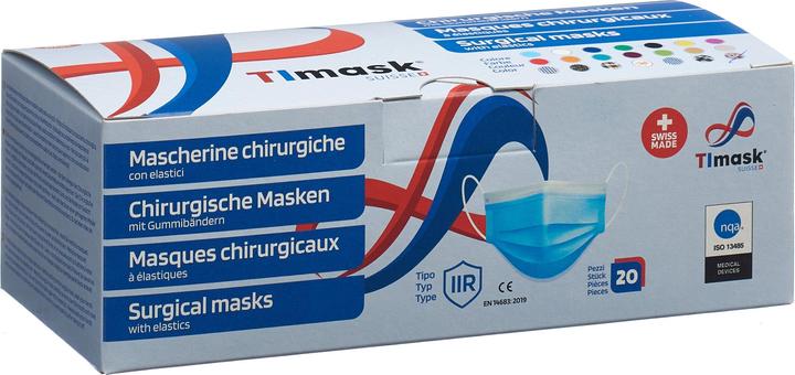 Image du produit Timask Masque jetable Valentin (20 pcs) (Type IIR, 20 x)