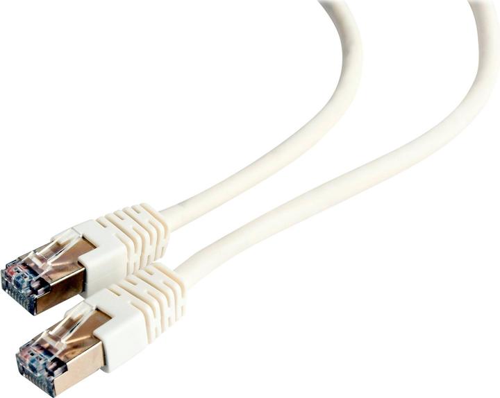 Actual product image Gembird PP6-3M/W Network Cable White Cat6 F/UTP (FTP) (F/UTP, CAT6, 3 m)