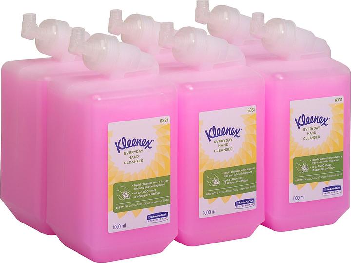 Actual product image Kimberly-Clark Prof Wash Lotion Normal pink (Liquid soap, 1000 ml)