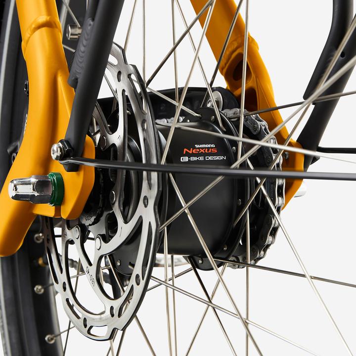 Immagine prodotto Btwin E-cargo bike Cargobike Long John F900E Family giallo
