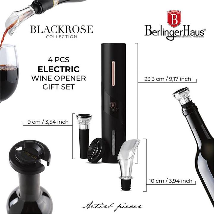 Actual product image BerlingerHaus Wine opener set (Electric corkscrew)
