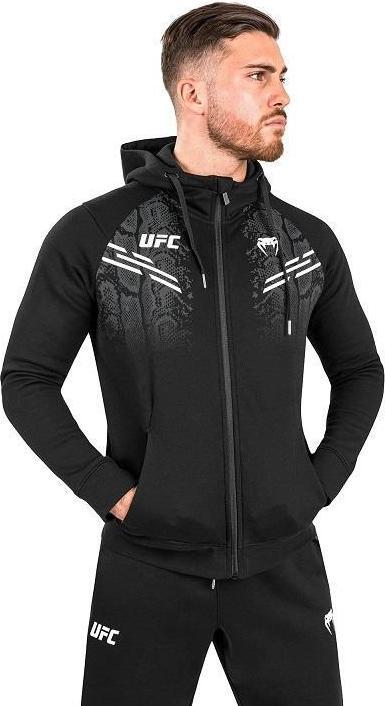 UFC Adrenaline by Venum Replica Herren Zip Hoodie / Schwarz / XL (XL)