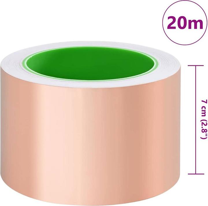Immagine prodotto vidaXL Kupferband (7 cm)