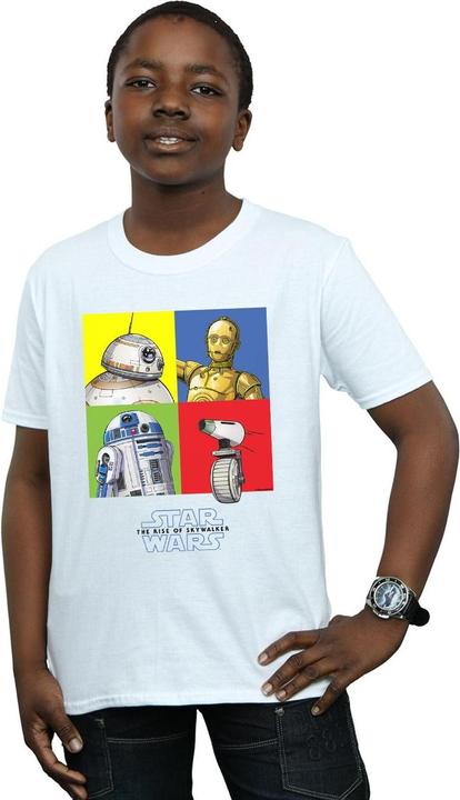 Immagine prodotto Star Wars The Rise Of Skywalker Droid Squares Maglietta Ragazzi (116)