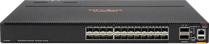 Actual product image Aruba 8360-24XF2C v2 24p 10G SFP/SFP+ 2p 100G QSFP+/28 Back-to-Front 3 Fans 2 AC Bundle