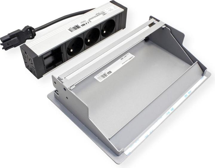 Immagine prodotto Bachmann CONEO Set 3xUTE 1xCM potenza 0,2m GST18 (3x, CEE 7/3, CEE 7/5)