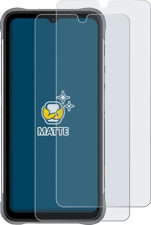 Actual product image BROTECT Anti-glare screen protector matt (2 Piece, Umidigi Bison X10G)