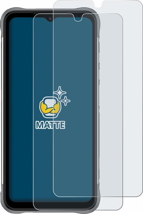 Actual product image BROTECT Anti-glare screen protector matt (2 Piece, Umidigi Bison X10G)
