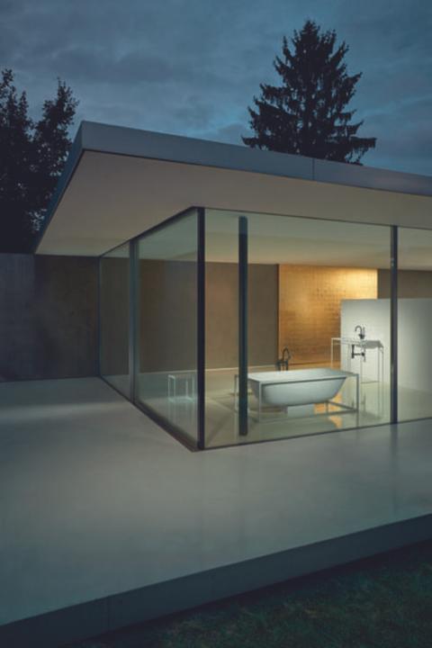 Actual product image Bette Lux Shape rectangular bathtub freestanding 190x90x45cm, 2 sloping backs, 3453- (234 l, 90 cm, 190 cm)