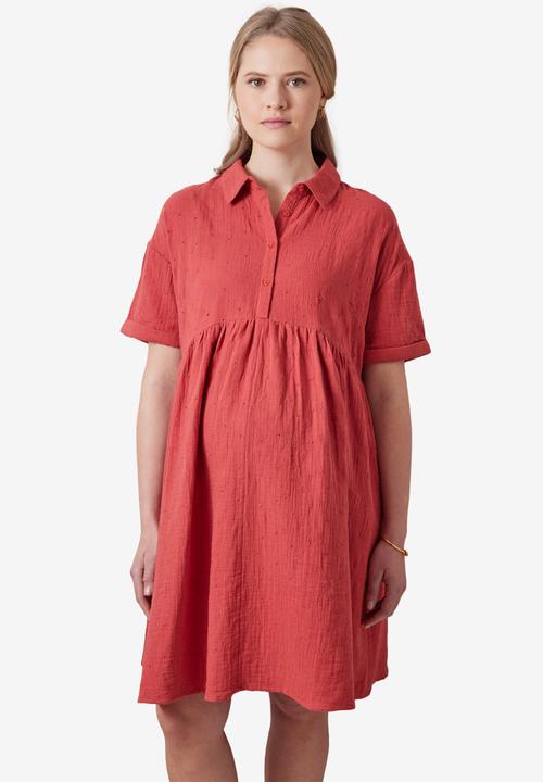 Actual product image Vertbaudet Hemdblusenkleid für Schwangerschaft und Stillzeit (34)