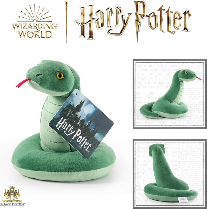 Actual product image Noble Collection Harry Potter Plush Figure Slytherin Snake Mascot 15 cm (19 cm)