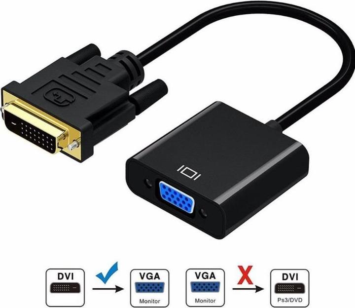 Actual product image JTI DVI-D to VGA adapter (VGA, 15 cm)