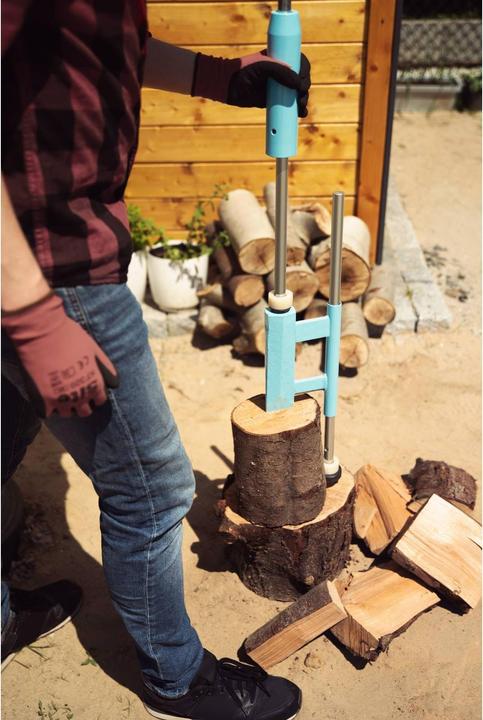 Produktbild Hillvert Handholzspalter Holzspalter stehend manuell Holz Spalter Gusseisen Brennholz