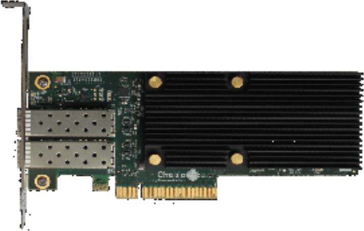 Actual product image Chelsio T520-CR - Network adapter - PCIe 3.0 x8 (PCI Express 3.0 x8)