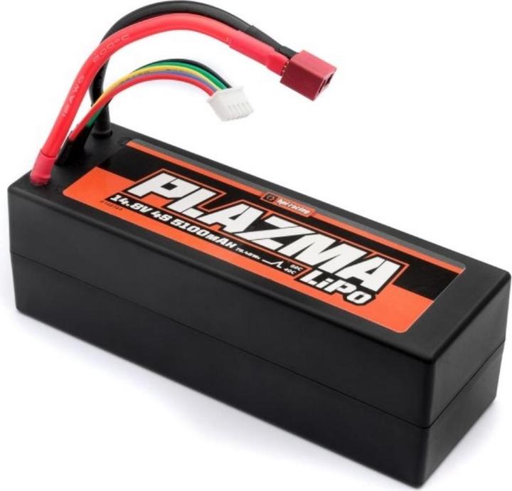 Productafbeelding HPI Plazma 14,8V 5100mAh 40C LiPo Batterijpakket (14.80 V, 5100 mAh)