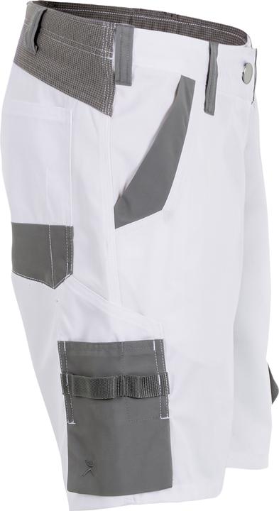 Planam Herren Shorts weiss/zink M L