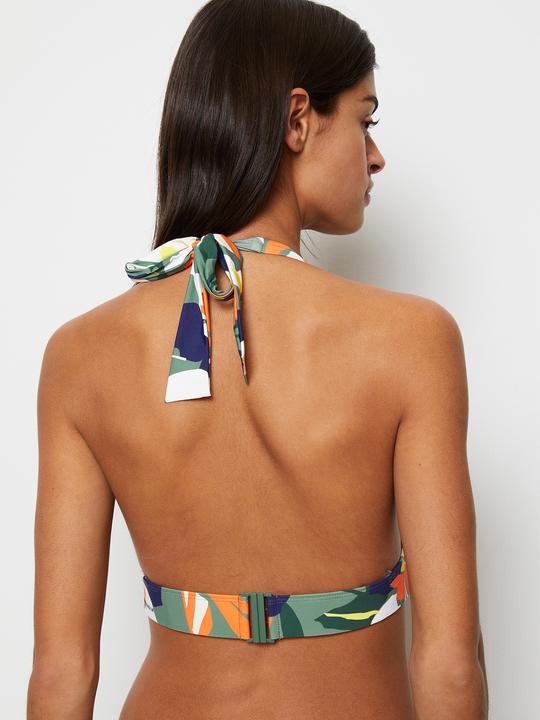 Actual product image Marc O'Polo Ystad triangle bikini top (Fine MOP Stripe)