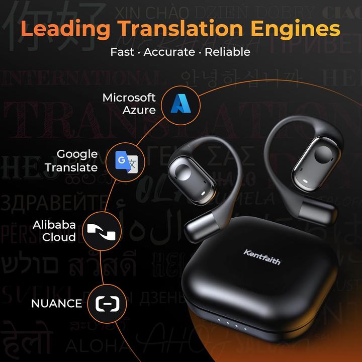 Image du produit Kentfaith 3-in-1 Übersetzer-Kopfhörer für 150 Sprachen