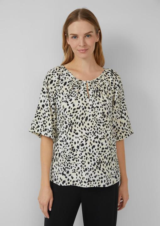 Immagine prodotto s.Oliver Bluse Strukturierte Bluse aus Viskosemix mit Raffung (36)