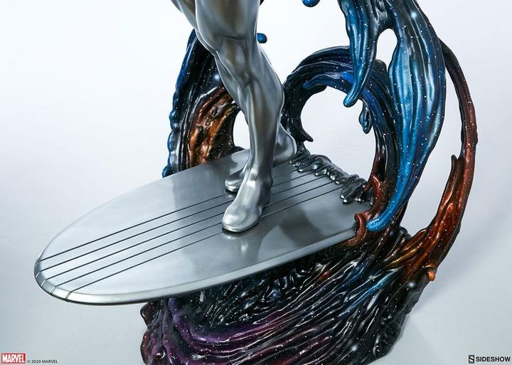 Actual product image Sideshow Marvel statuette Silver Surfer 65 cm