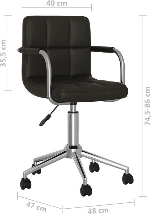 Produktbild vidaXL Drehbarer Bürostuhl