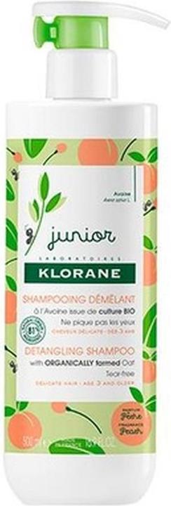 Immagine prodotto Klorane Shampoo districante alla pesca Junior (500 ml) (500 ml, Shampoo liquido)