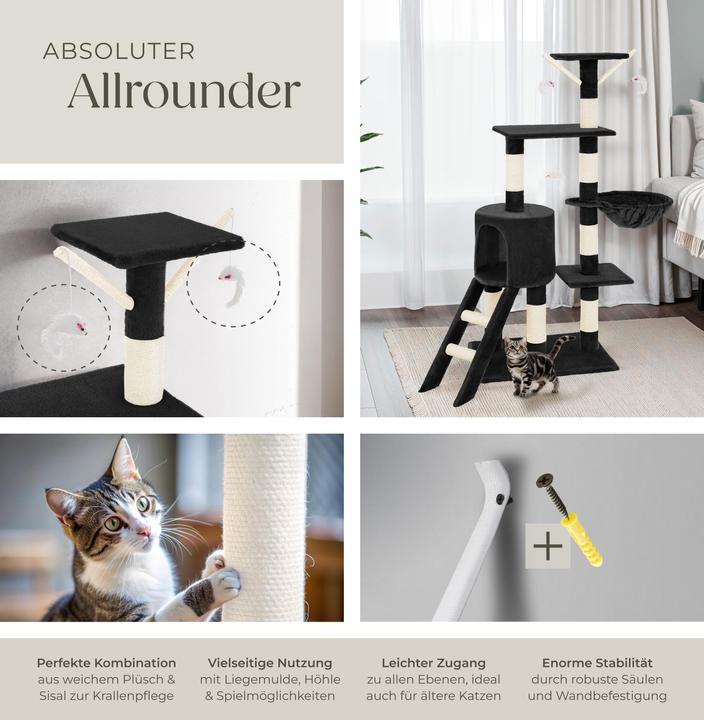 Actual product image tectake Dominik (144 cm, Black)