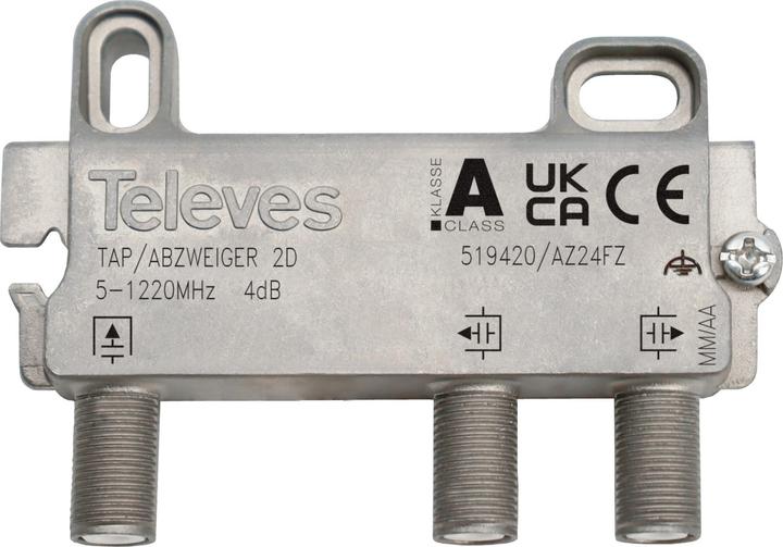 Actual product image Televes End branch 2f. (Manifolds and Branchers)