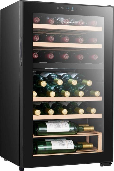 Image du produit Climadiff Weinkühlschrank CEPAGE33DZ(S) Freistehend, 2 Zonen, 33