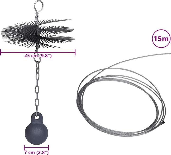 Image du produit vidaXL Kaminreinigungsbürste