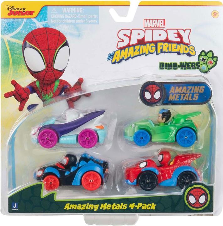 Actual product image Jazwares Spidey Die Cast Fahrzeuge 4 Pack S2