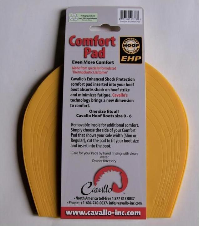 Actual product image Cavallo BFB Transport comfort insole