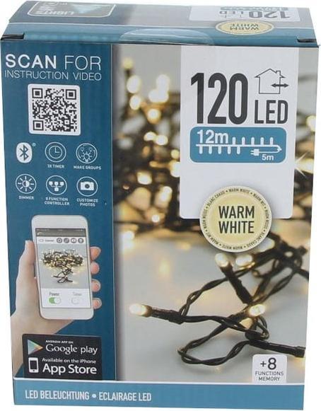 Koopman 120 LED fairy lights - approx. 12 m - warm white (12 m)