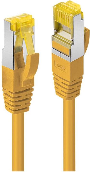 Actual product image Lindy 1m RJ45 S/FTP LSZH network cable, yellow Cat.6A plug,Cat.7 raw cable (S/FTP, CAT6a, 1 m)