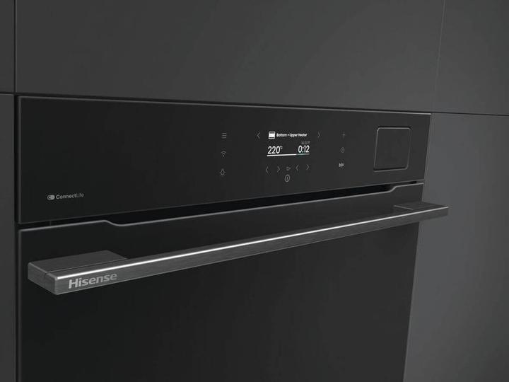 Actual product image Hisense Dampfbackofen BlackGlass HI8 BFS 615S8B Glasfront schwarz