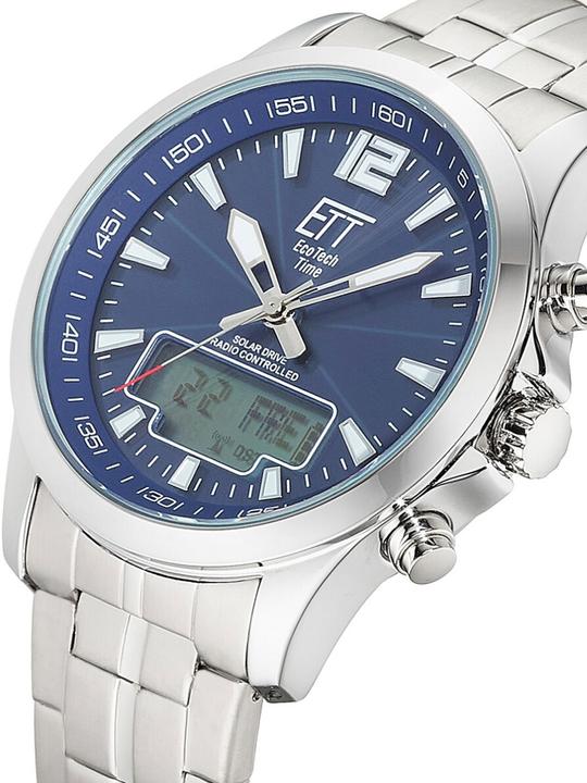 Image du produit ETT Eco Tech Time EGA-11716-31M Herrenuhr Funk Solar Drive Professional Chronograph 45mm 5ATM (Chronographe)