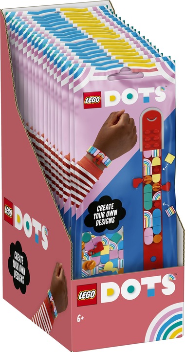 Produktbild LEGO Regenbogen Armband mit Anhängern (41953, LEGO Dots)