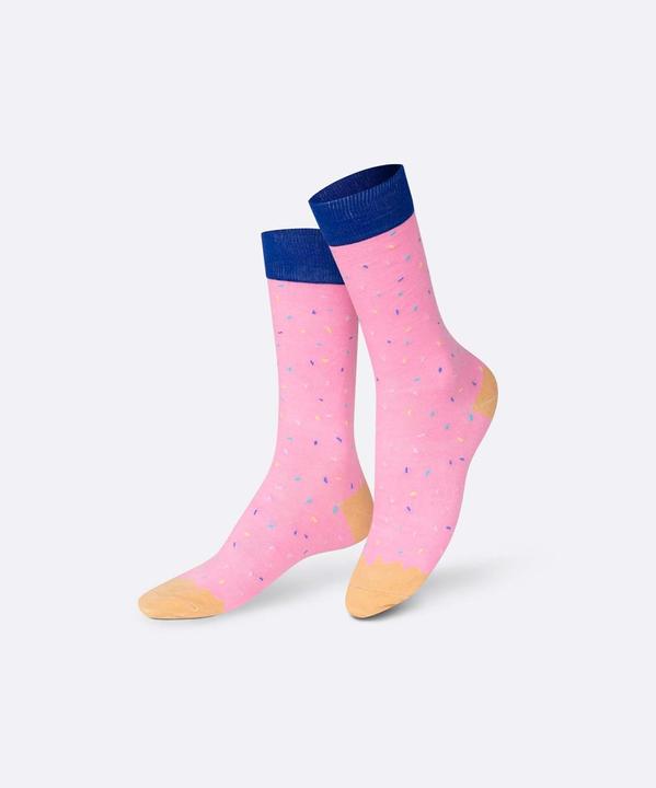 Actual product image Eat My Socks Socks, Joe's Donuts, Strawberry (One size)