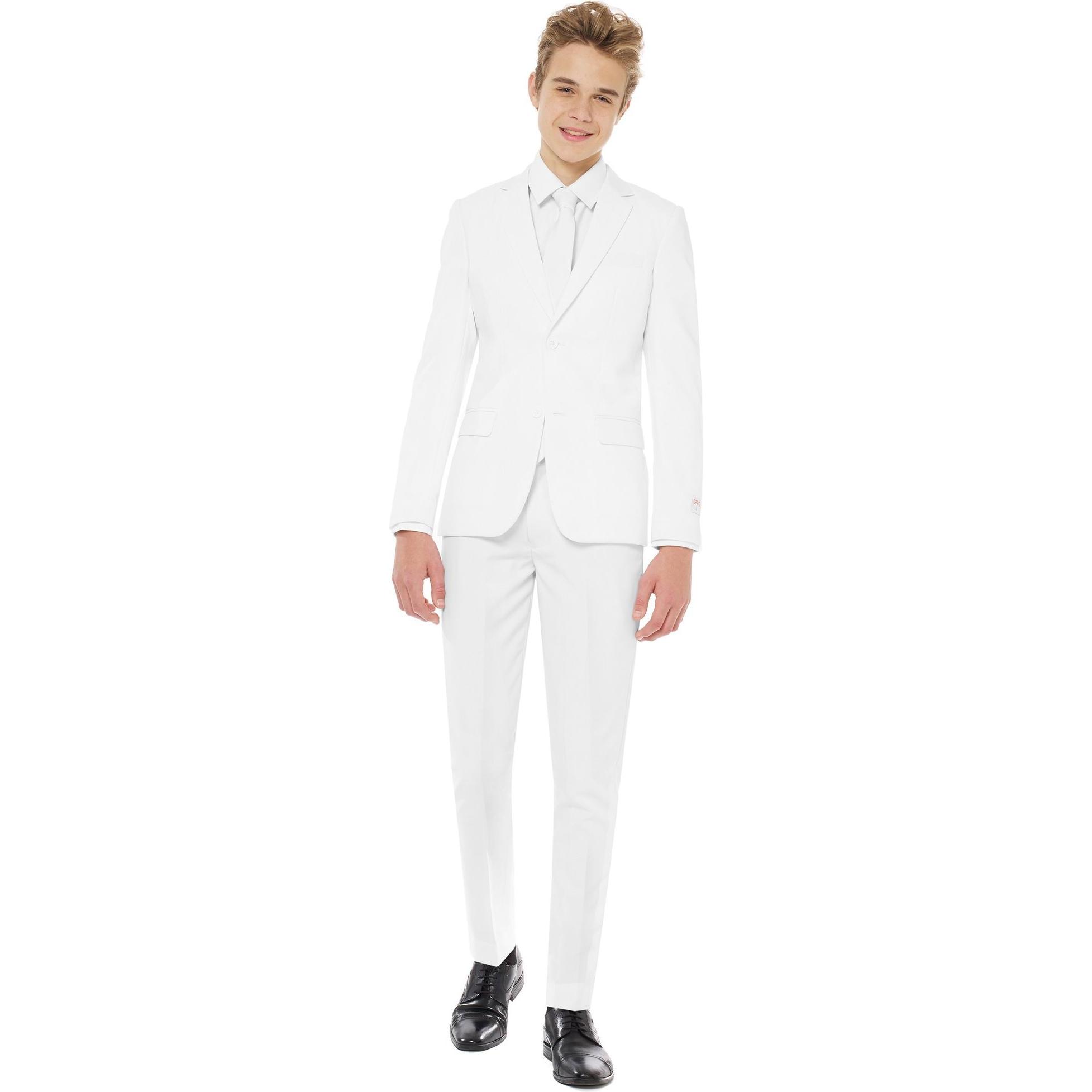 OppoSuits, Jungen, Anzug, Weisser Konfirmationsanzug für Jungen zur Jugendweihe, Weiss, (170, 176)
