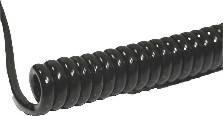 Produktbild BKL Electronic 1506210 Spiralkabel Li12Y11Y 800mm / 3200mm 2 x 0.50mm² Schwarz 1St. (3.20 m)