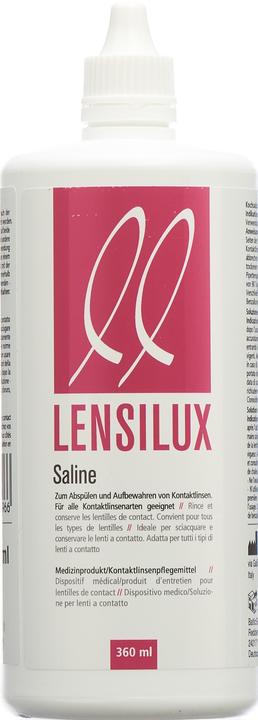 Lensilux Saline (Kochsalzlösung Linsenmittel, 360 ml)