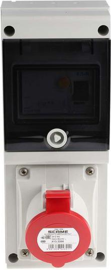 Produktbild RS PRO RCD Baugruppe 3P+E 32A 400V rot