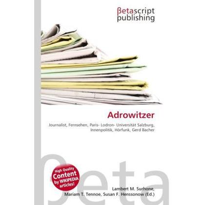 Adrowitzer, Fachbücher